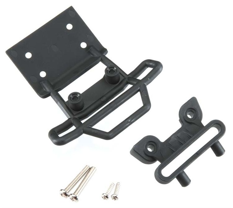 Traxxas 3621 Front Bumper Set Black
