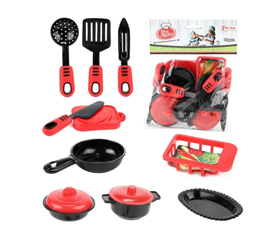 Food Market Mini Cookoing playset 14pcs