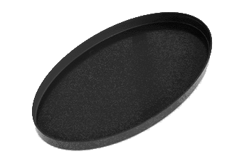 Minelab 10 x 5-inch Elliptical Skidplate, Black