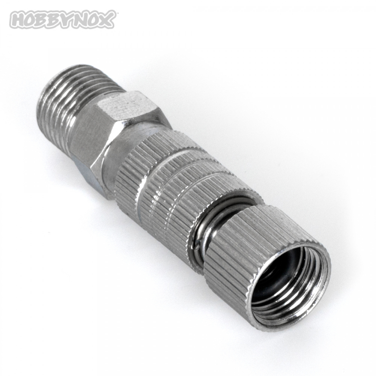 Hobbynox HN012-00 Airbrush Quick Coupler G1/8 with two Male Parts - 4