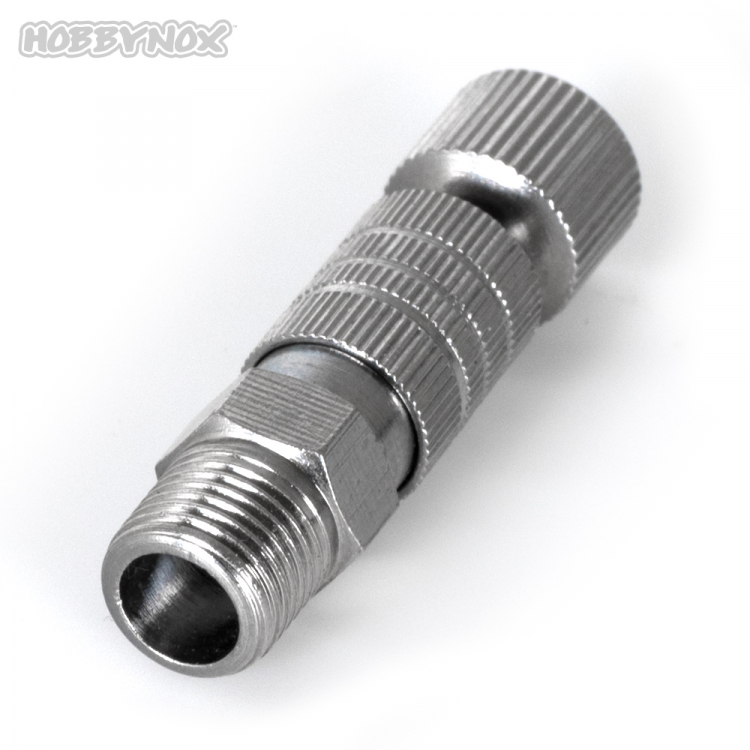 Hobbynox HN012-00 Airbrush Quick Coupler G1/8 with two Male Parts - 3
