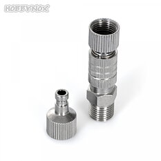 Hobbynox HN012-01 Airbrush Quick Coupler MPC G1/8 with two Male Parts