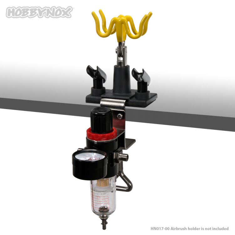 Hobbynox HN013-01 Air-Regulator wih Manometer & Air Filter G1/8 & G1/4 - 4