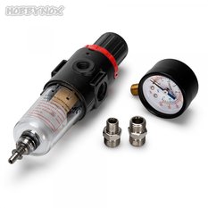 Hobbynox HN013-01 Air-Regulator wih Manometer & Air Filter G1/8 & G1/4