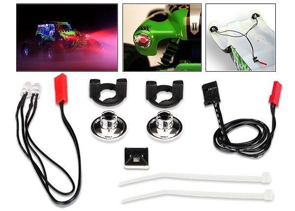 Traxxas 3686 LED Lights Red Set