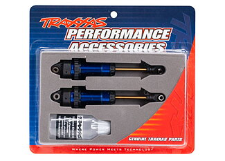 Traxxas 7462 Shocks Blue GTR XX-Long without springs (2)