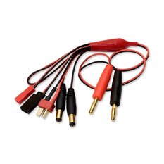 Dynomax B9704 Latauskaapelt 4mm banan - Multi radio