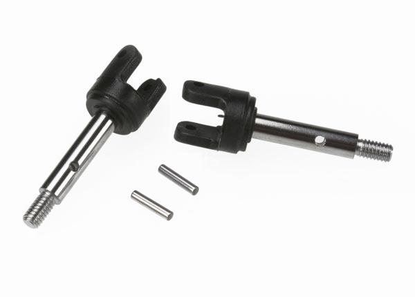 Traxxas 2753X Stub axles, rear(2)
