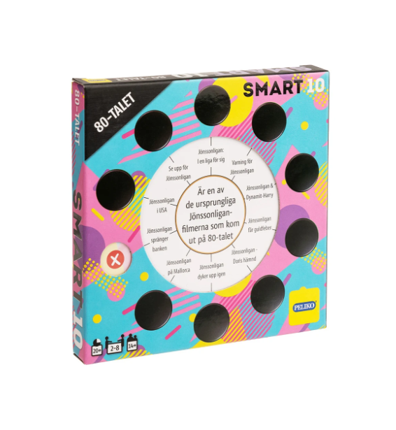 Smart 10 triviacards The 80's (swedish)