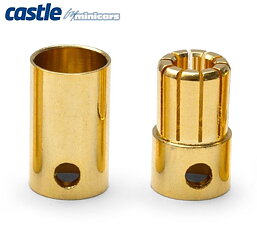 Castle CC BULLET 8MM Connectors 3pair 300A