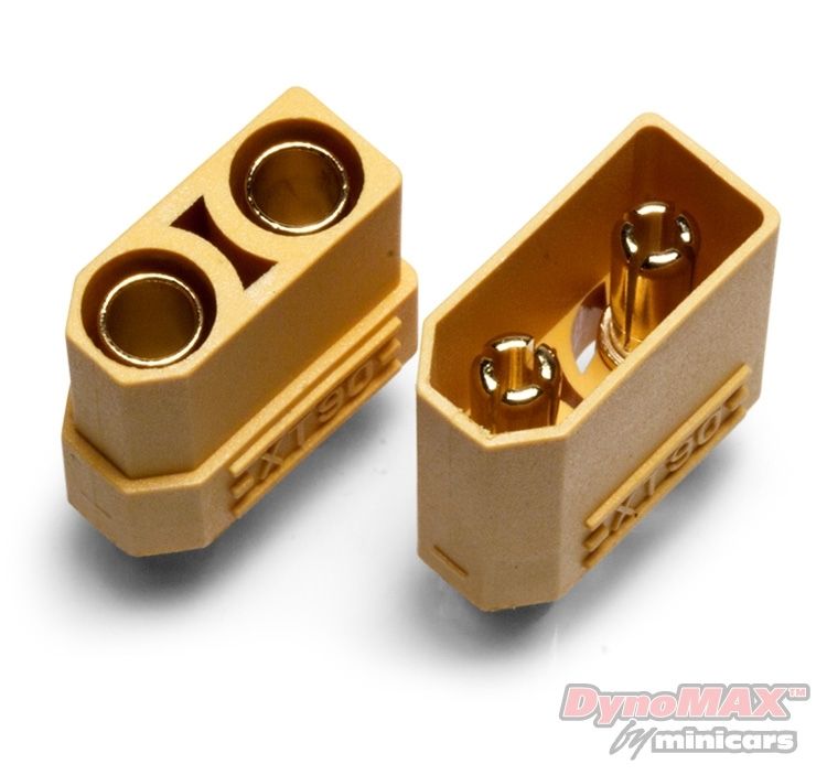 Dynomax B9566 XT90 4.5mm pair - 4