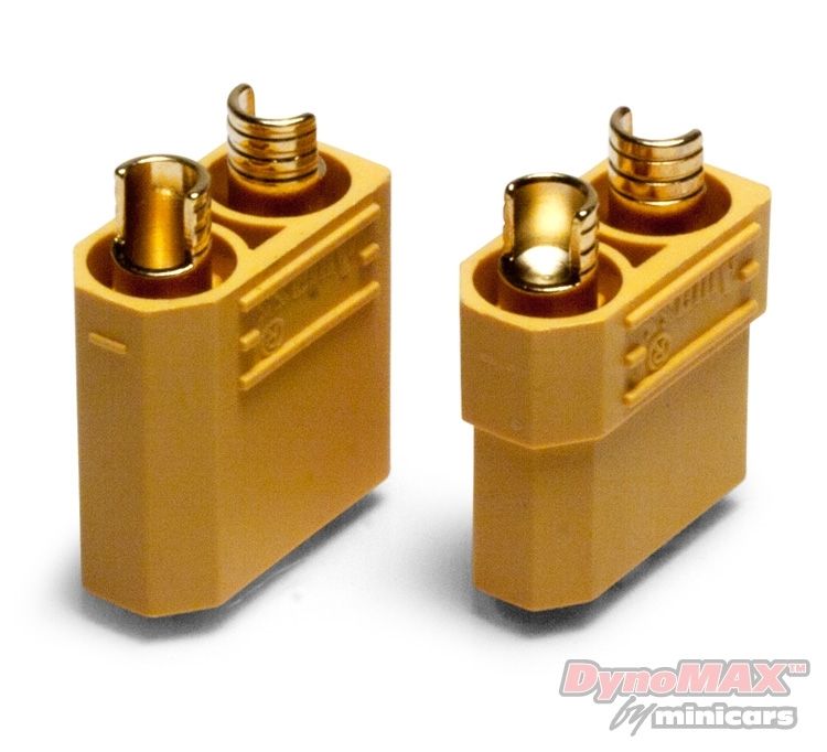 Dynomax B9566 XT90 4.5mm pair - 3