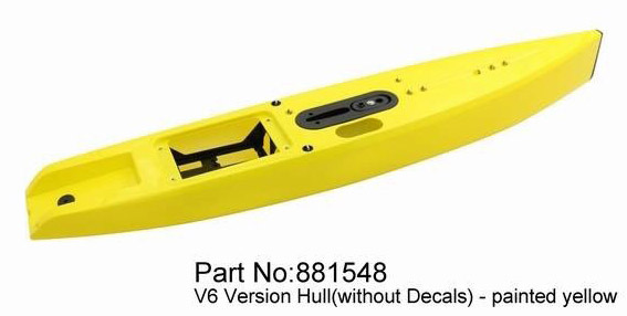 Joysway 881548 Hull Dragon Force 65 V6 Yellow