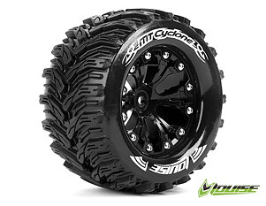 Louise L-T3226BH Tires and Wheels MT-Cyclone Black 1/2 offset (2)