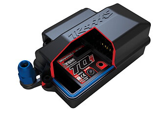 Traxxas 5624 Box, receiver (sealed)/ foam pad/ siliconee grease