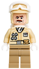 LEGO sw0425 Hoth Rebel Trooper Tan Uniform (Moustache)
