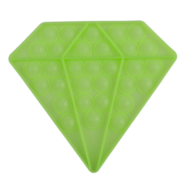 Fidget pop toy, diamant, glow in the dark - 4