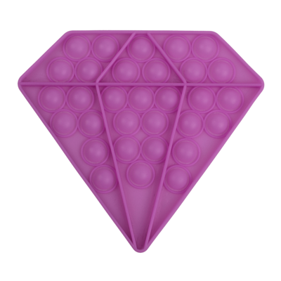 Fidget pop toy, diamant, glow in the dark - 2