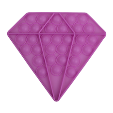 Fidget pop toy, diamond, glow in the dark
