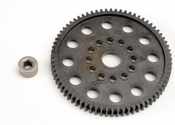 Traxxas 4472 Spur gear 72t (32-pitch) w/bushing