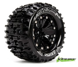 Louise L-T3202BH Tire & Wheel MT-PIONEER 2,8" Black 1/2-Offset (2)
