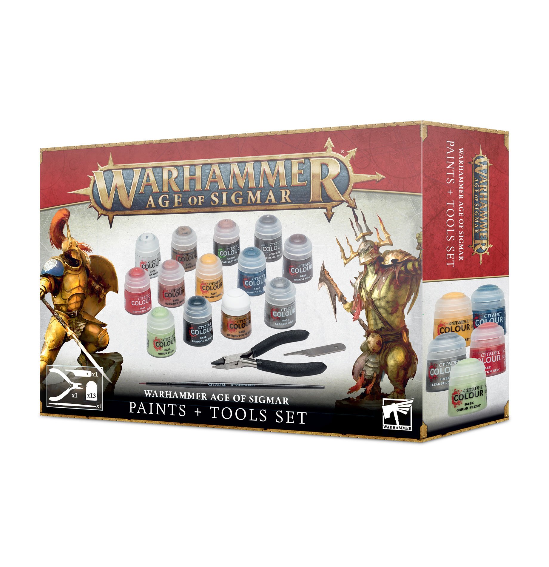 Warhammer 80-17 Age of Sigmar: Paint + Tools Set
