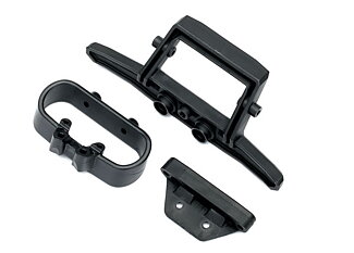Traxxas 6737 Bumper, rear/ bumper mount, rear