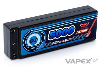 Vapex RD500 Lipo 7,4v 5000mAh 30C hard T-plug