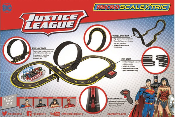 Scalextric justice league deals