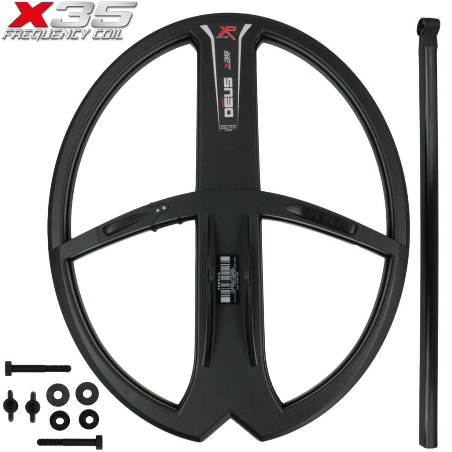 XP D3428X35 Deus / ORX search coil X35 34x28 cm (13x11") with coil cover, lower stem and - 2