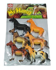 Small horses - 6 pcs