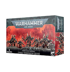 Warhamer 43-19 Chaos Space Marines Chaos Terminator Squad