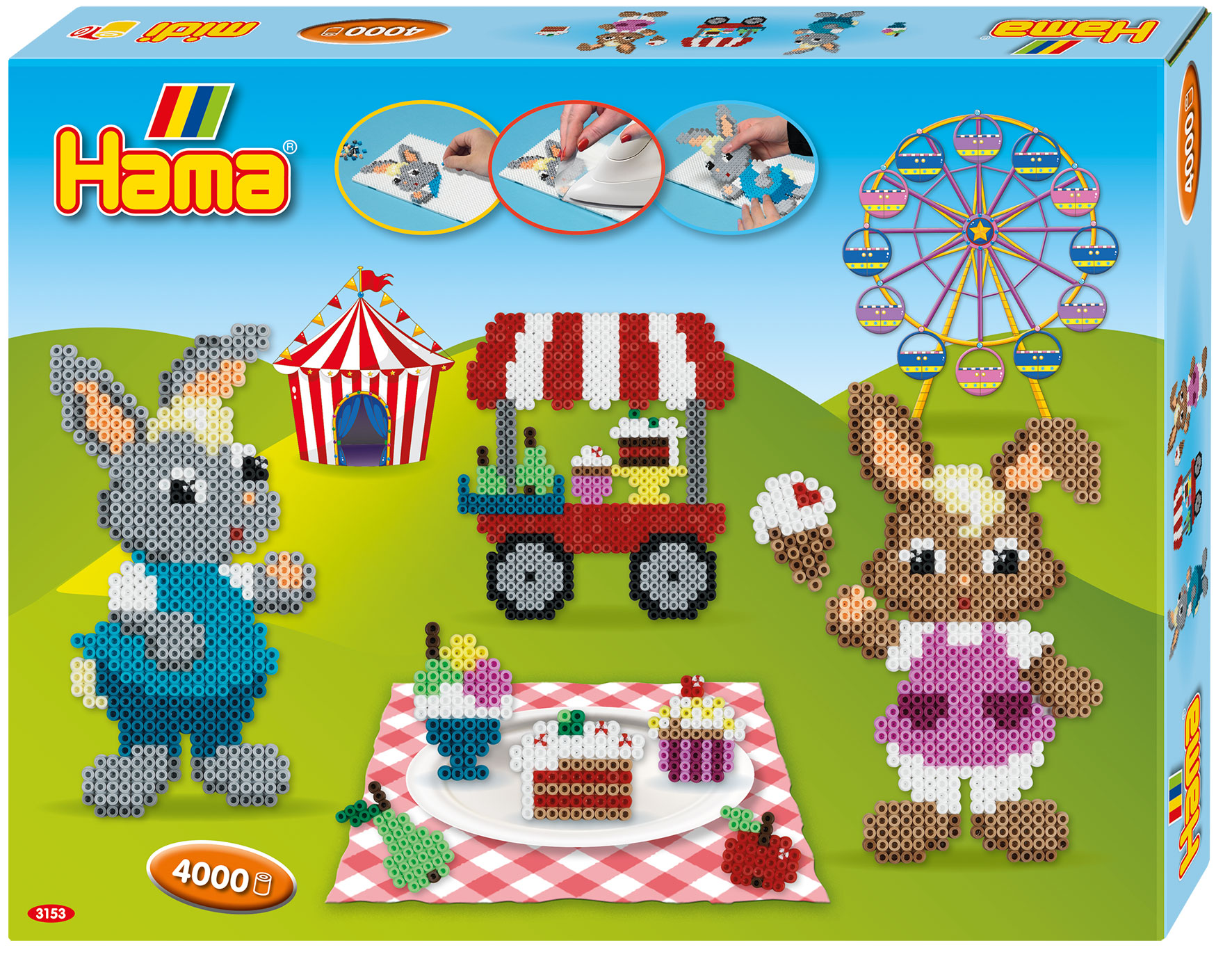 Hama 3044  Midi Summerday 6000pcs