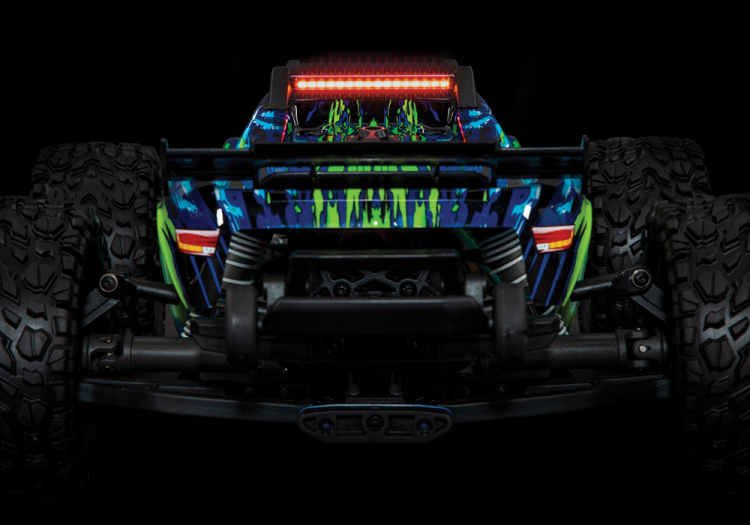 Traxxas 6795 LED Light Front & Roof Skid Set Complete Rustler 4x4 - 4