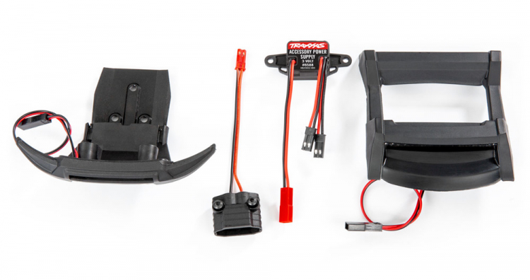 Traxxas 6795 LED Light Front & Roof Skid Set Complete Rustler 4x4 - 2