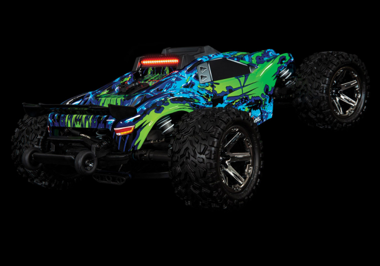 Traxxas 6795 LED Light Front & Roof Skid Set Complete Rustler 4x4 - 6