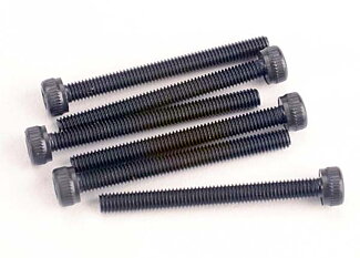 Traxxas 2557 Screws, 3x30mm cap-head machine (hex drive) (6)