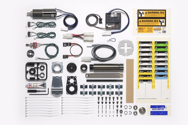 Tamiya 56553 Electric Actuator Set for 1:14 Volvo FH16 Tow Truck - 2