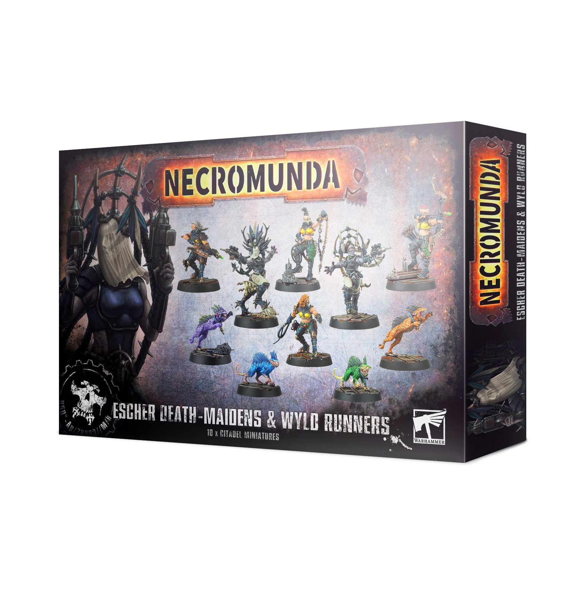 Necromunda 300-66 Escher Death Madiens and Wyld Runners