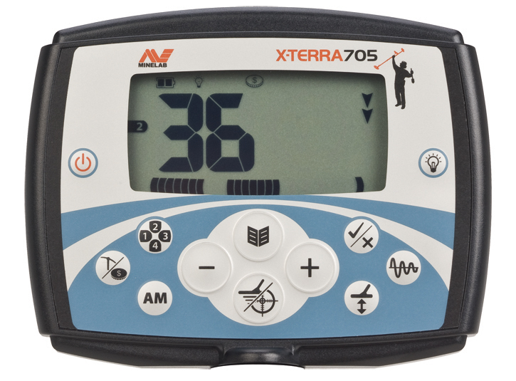 Minelab X-Terra 705 with 10.5" 7.5kHz DD Coil  - 2