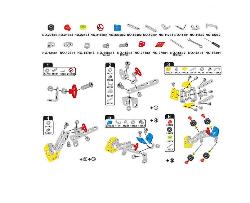 Metal 3D Construction Vehicle assortment - 5