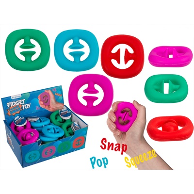 Fidget Snap squeeze, handpressure, snapper