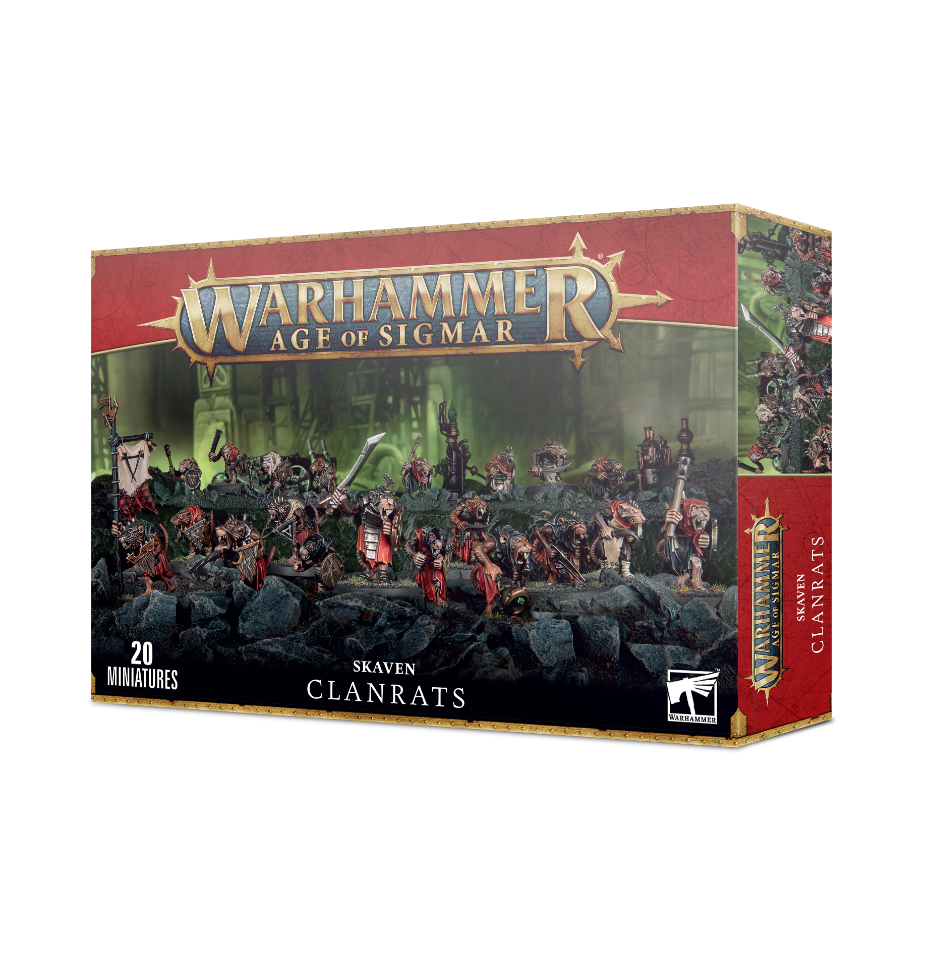 Warhammer 90-06  Age of sigmar Skaven Clanrats