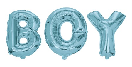 Folie Ballong Text Boy