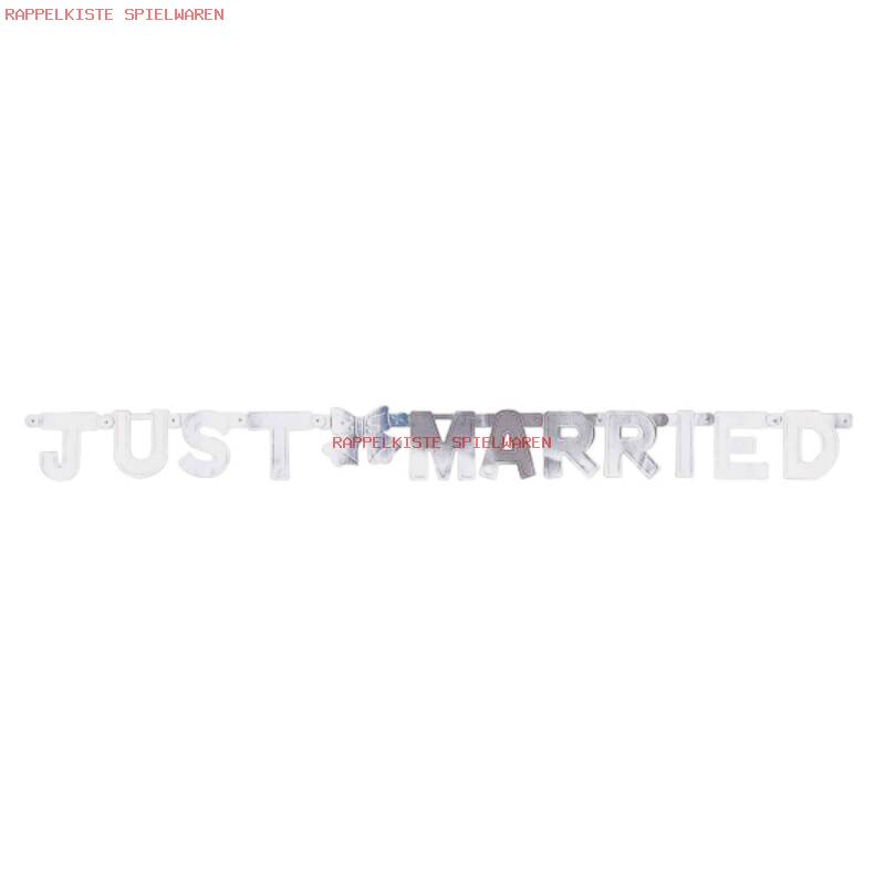 Amscan Just Married Silver 129 cm