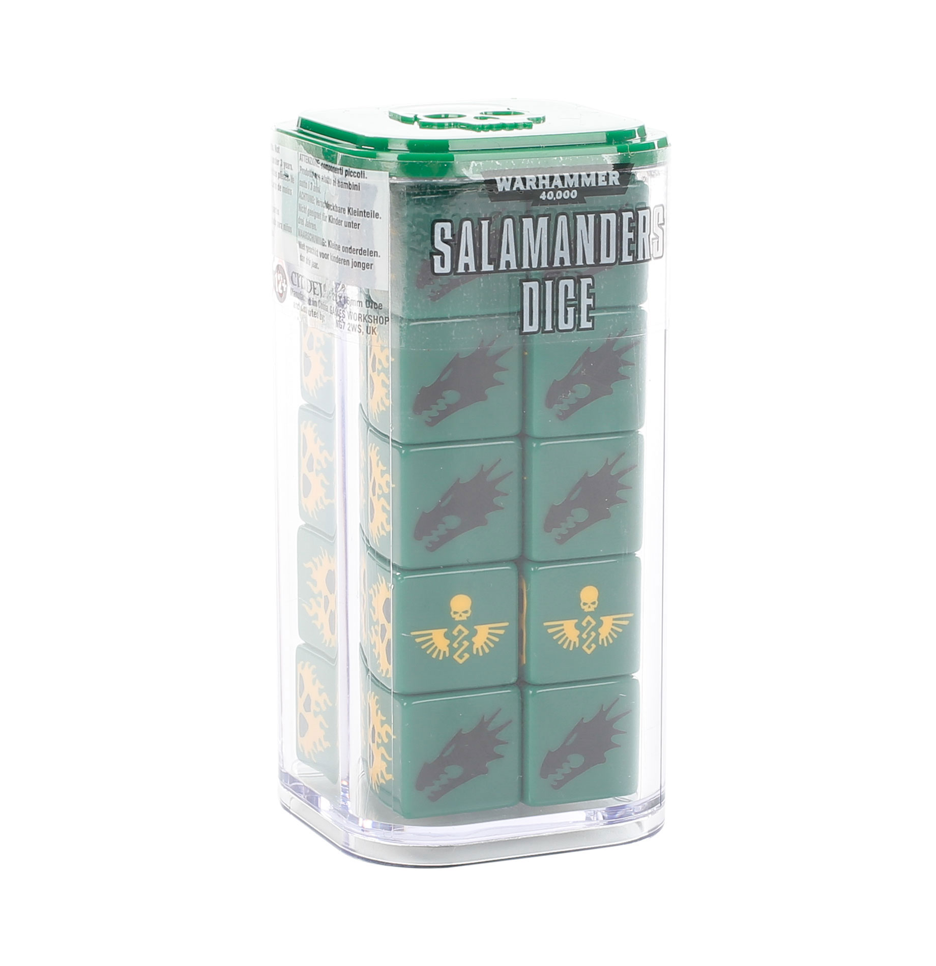 Warhammer 86-87 salamanders dice 20pcs