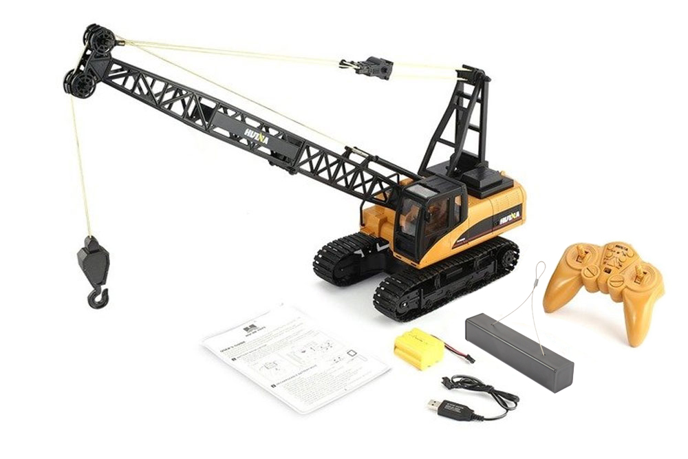 HuiNa 1572 15 channel Crawler Crane with hook - 2