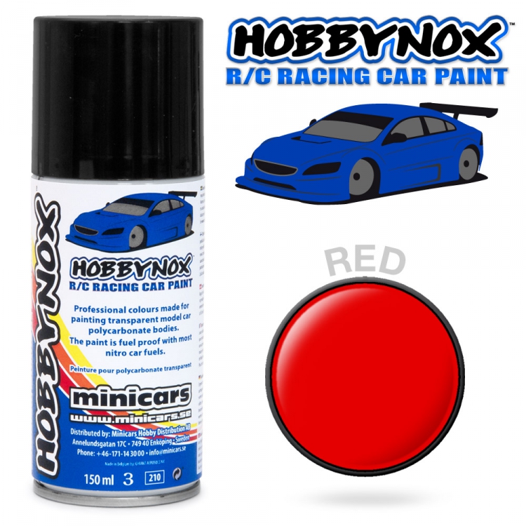 Hobbynox HN1302 Red Spray Paint 150 ml
