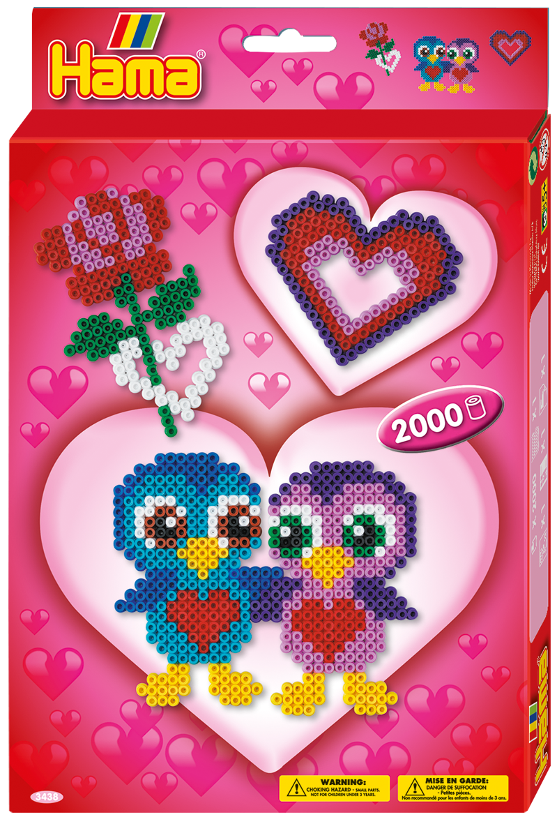 Hama 3438 Midi Turturduvor 2000 pärlor