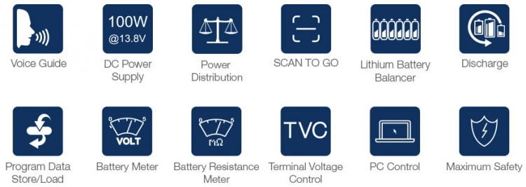 SkyRC D100 V2 Dual charger 2x100W 240VAC/12VDC - 2